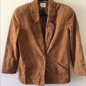 Vintage Weathervane faux Suede Womens Coat